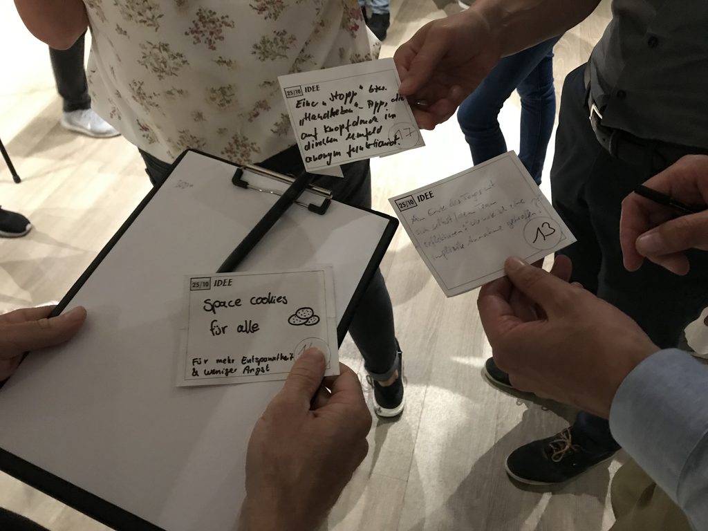 Mit der Struktur 25/10 lassen sich schnell Entscheidungen treffen. Bild von der Kölner User Group